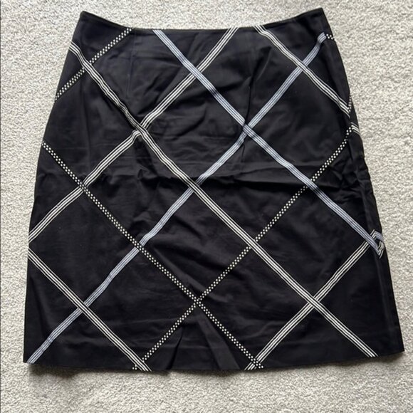 Talbots Black and‎ Gray A-Line Mini Skirt - Picture 4 of 4